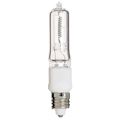 75W 120V T4 E11 Halogen Clear Bulb by SATCO Lighting - Starlight Lighting USA and Canada